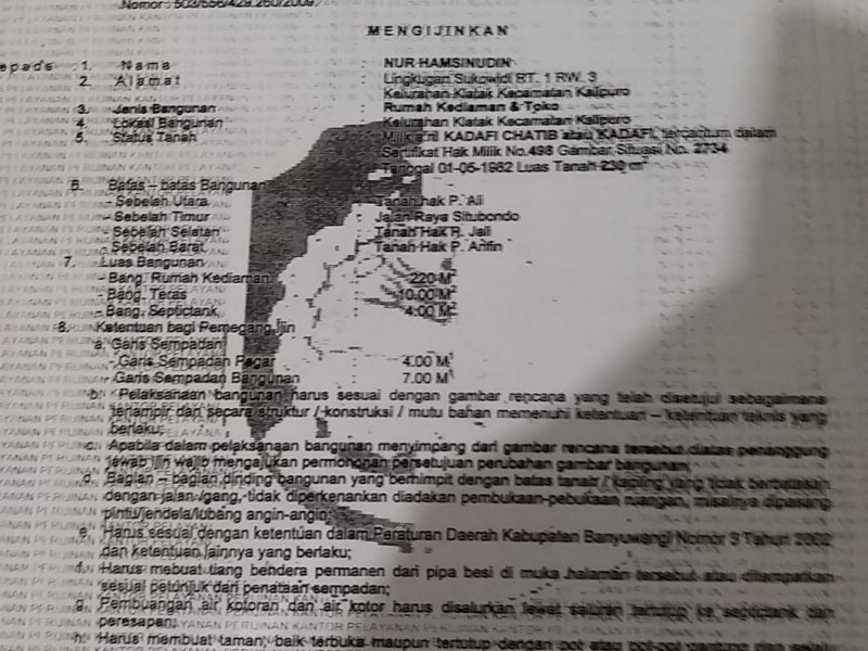 Dijual RUKO Strategis di 0 KM Jln. Yos Sudarso No. 65  - Banyuwangi Dijual RUKO Strategis di 0 KM Jln. Yos Sudarso No. 65  - Banyuwangi Dijual RUKO Strategis di 0 KM Jln. Yos Sudarso No. 65&nbsp; - Banyuwangi
Sangat Cocok untuk ruang usaha toko, waralaba, Ekspedisi, Bengkel , Showrom dll. 50 NRP BANYUWANGI